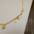 TimiBLOOMING SUPPLE NECKLACE BRASS