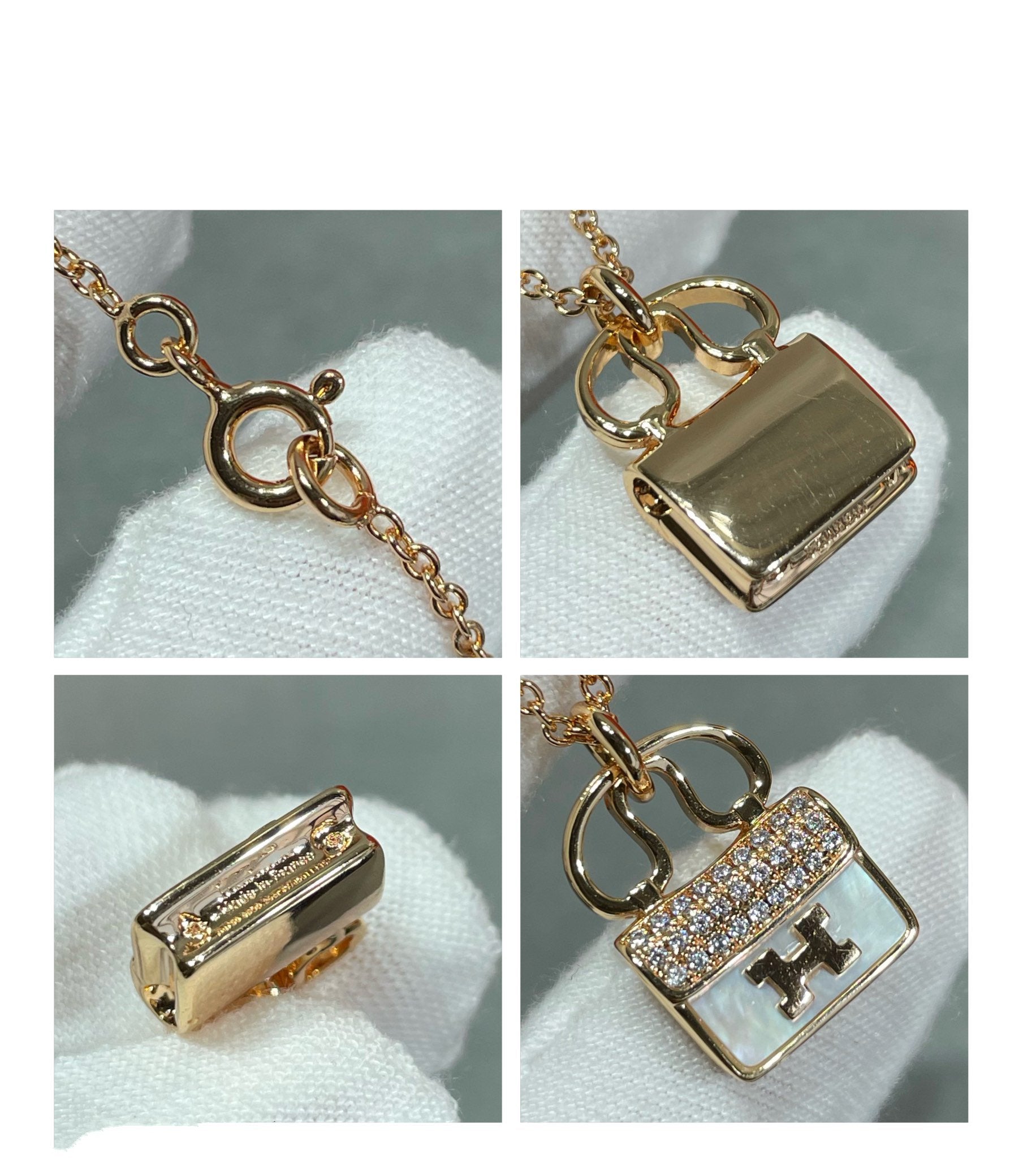 TimiH CIRCE MOISSANITE PENDANT NECKLACE GOLD