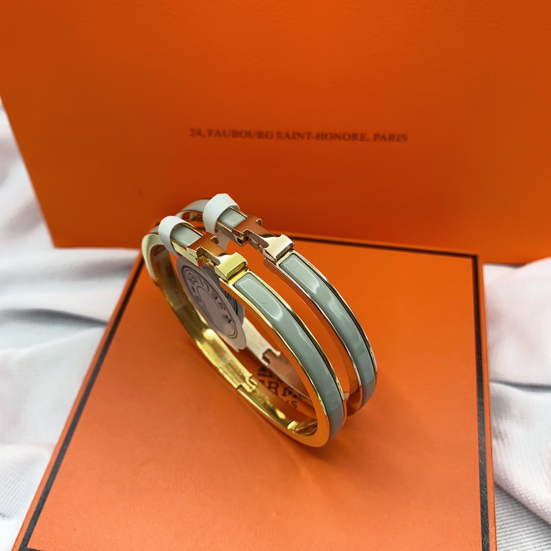 TimiCLASSIC HM CLIC GREEN 8MM ENAMEL BRACELET