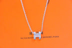 TimiHM NECKLACE H LETTER OVAL SERIES
