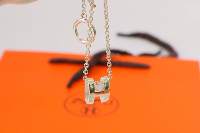 TimiHM NECKLACE H LETTER OVAL SERIES