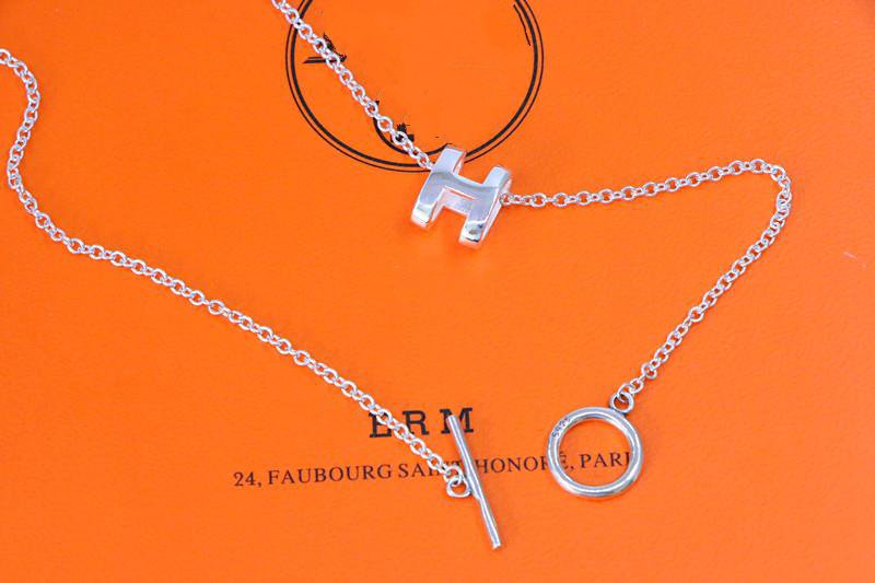 TimiHM NECKLACE H LETTER OVAL SERIES