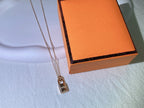 TimiHM ADVANCED NICHE LOCK HEAD NECKLACE DIAMONDS