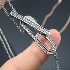 TimiHM NECKLACE PLATINUM ROSE GOLD DIAMOND