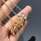 TimiH NECKLACE BROWN