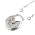 TimiAMULETTE SILVER FULL DIAMOND NECKLACE