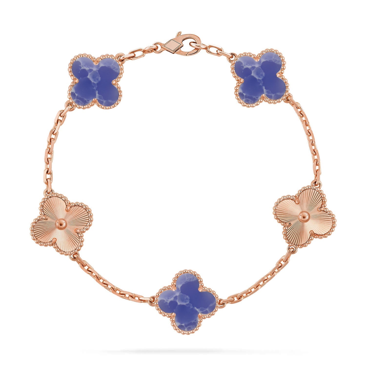 [Timi]New CLOVER 5 MOTIF BLUE VEINS BRACELET COLLECTION