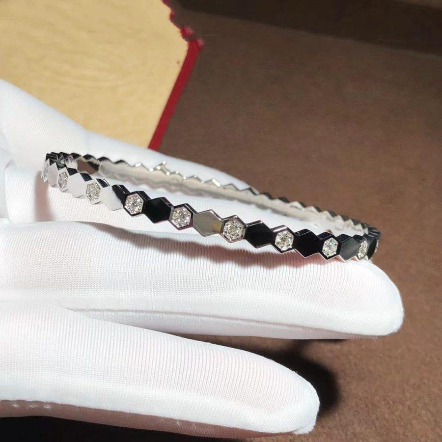 TimiBEE LOVE SILVER DIAMOND BRACELET