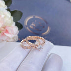 TimiBEE LOVE RING PINK GOLD DIAMOND