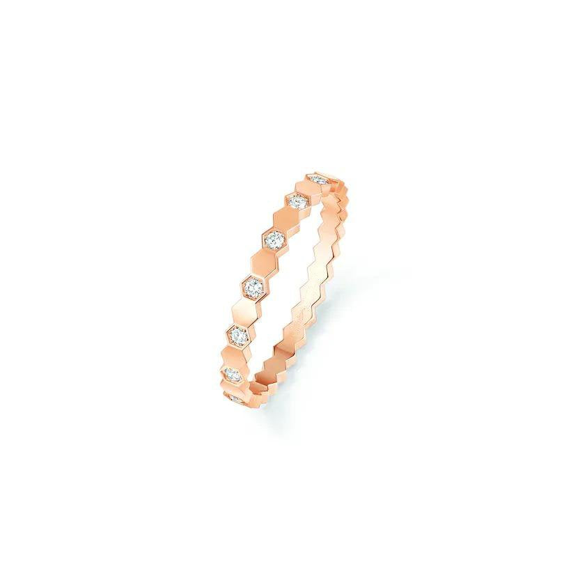 TimiBEE LOVE RING PINK GOLD DIAMOND