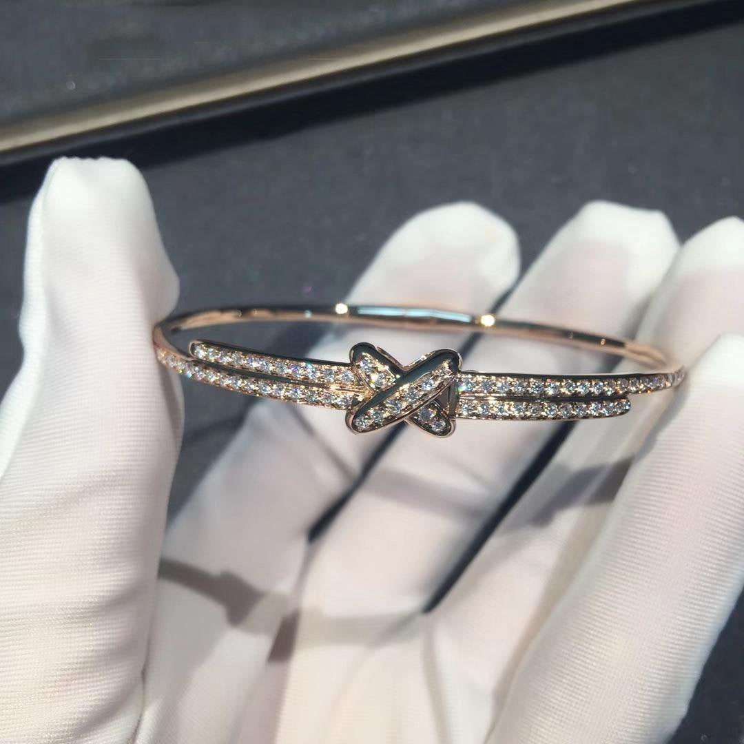 TimiJEUX DE BRACELET DIAMONDS PINK GOLD
