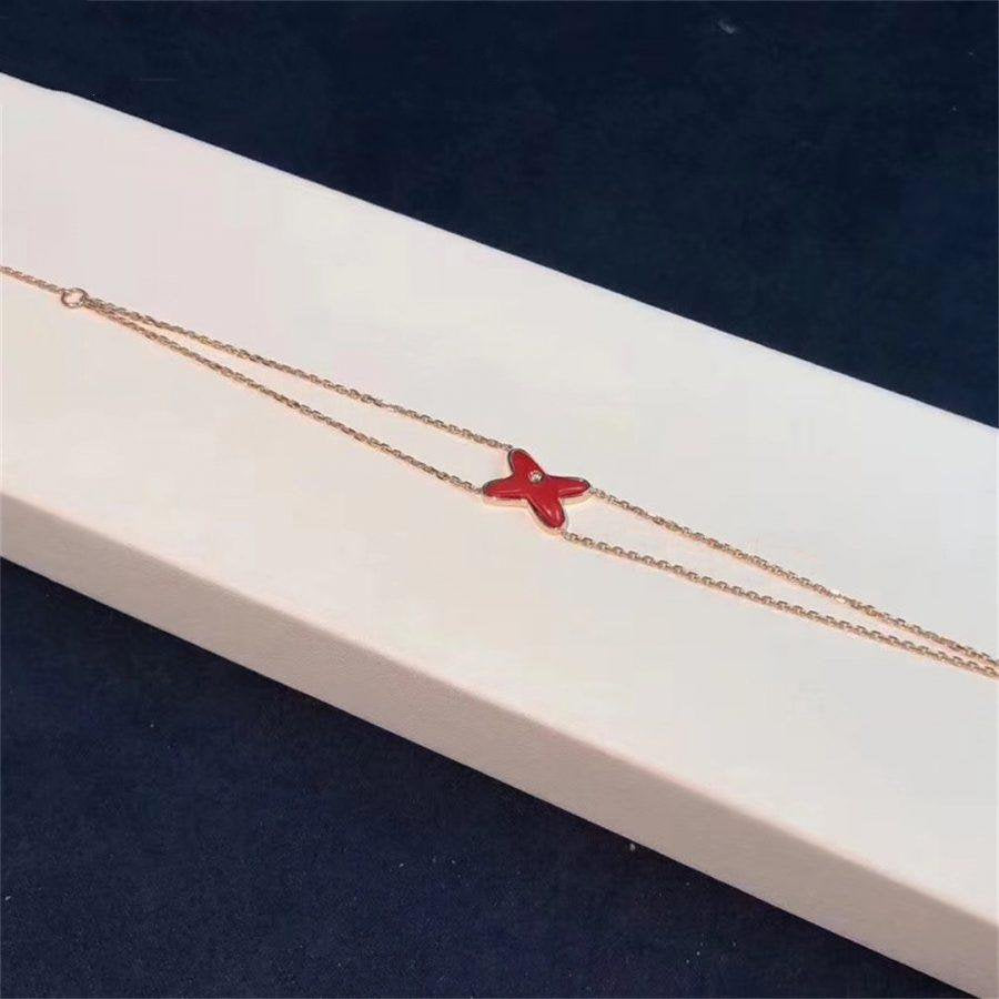 TimiJEUX BRACELET CARNELIAN PINK GOLD 1 DIAMOND