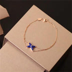 TimiHollow Design Four-Leaf Clover Flower Shape Ring