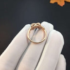 TimiJEUX DE PINK GOLD DIAMOND RING