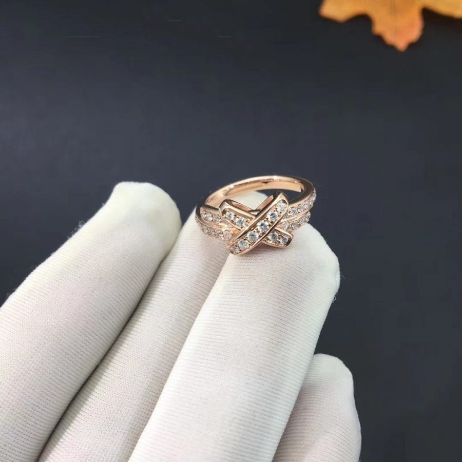 TimiJEUX DE RING PINK GOLD DIAMOND