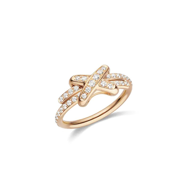 TimiJEUX DE RING PINK GOLD DIAMOND
