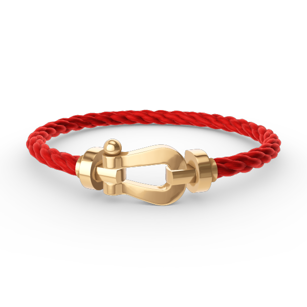 TimiFORCE LARGE HORSESHOE NO DIAMOND BRACELET GOLD