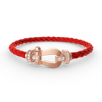 TimiFORCE LARGE HORSESHOE HALF DIAMOND BRACELET ROSE GOLD