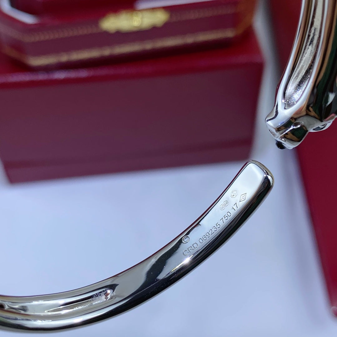 TimiPANTHERE SILVER OPEN BRACELET